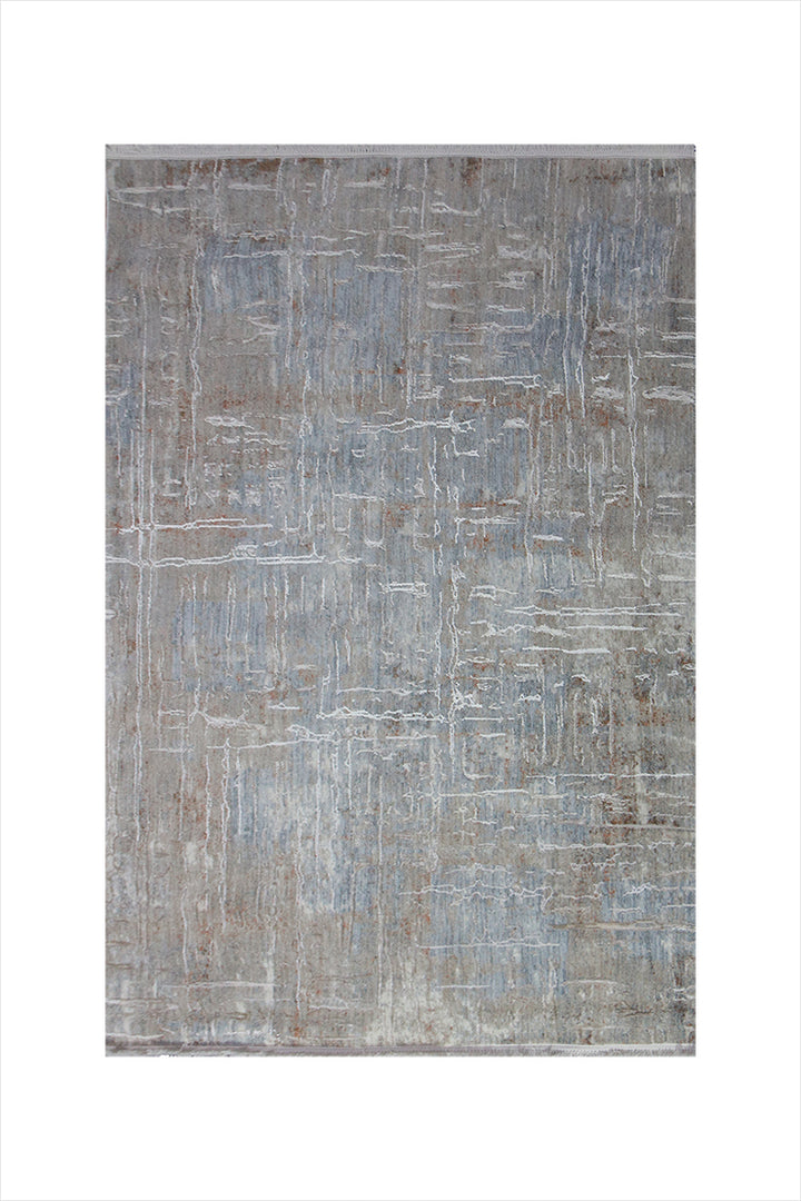 Turkish Modern Festival Viscos Rug - 3.9 x 5.9 FT - Sleek And Minimalist For Chic Interiors