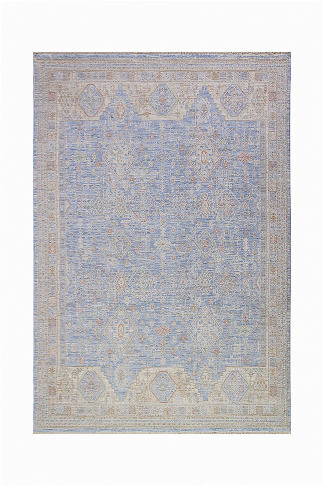 <p>Turkish Modern <strong>Opera Rug</strong>  - Blue - 4.9 x 7.8 FT</p>