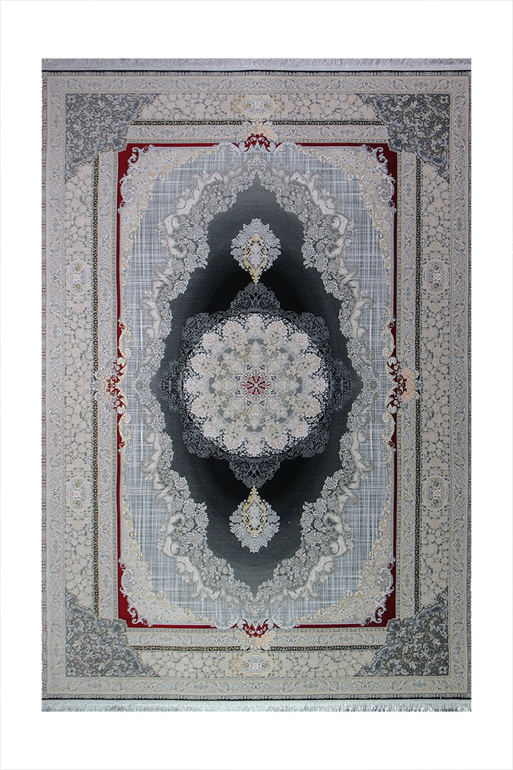 Premium Authentic Iranian Persian Rug 1200 Reeds - 6.6 x 9.8 FT - Elegant Luxury Carpet