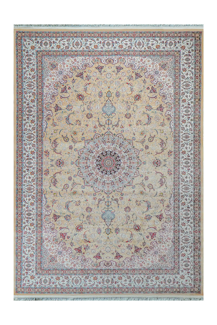 Premium Authentic Persian Rug 1200 Reeds - Beige