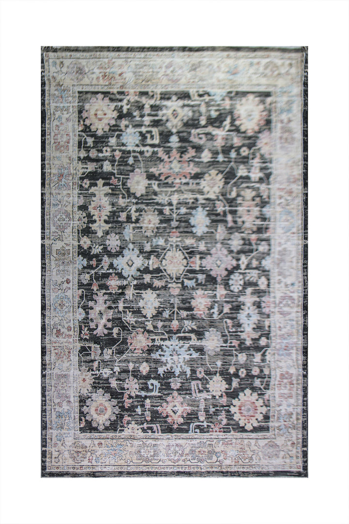 Premium Quality Turkish <strong>Antia</strong> Rug - Black