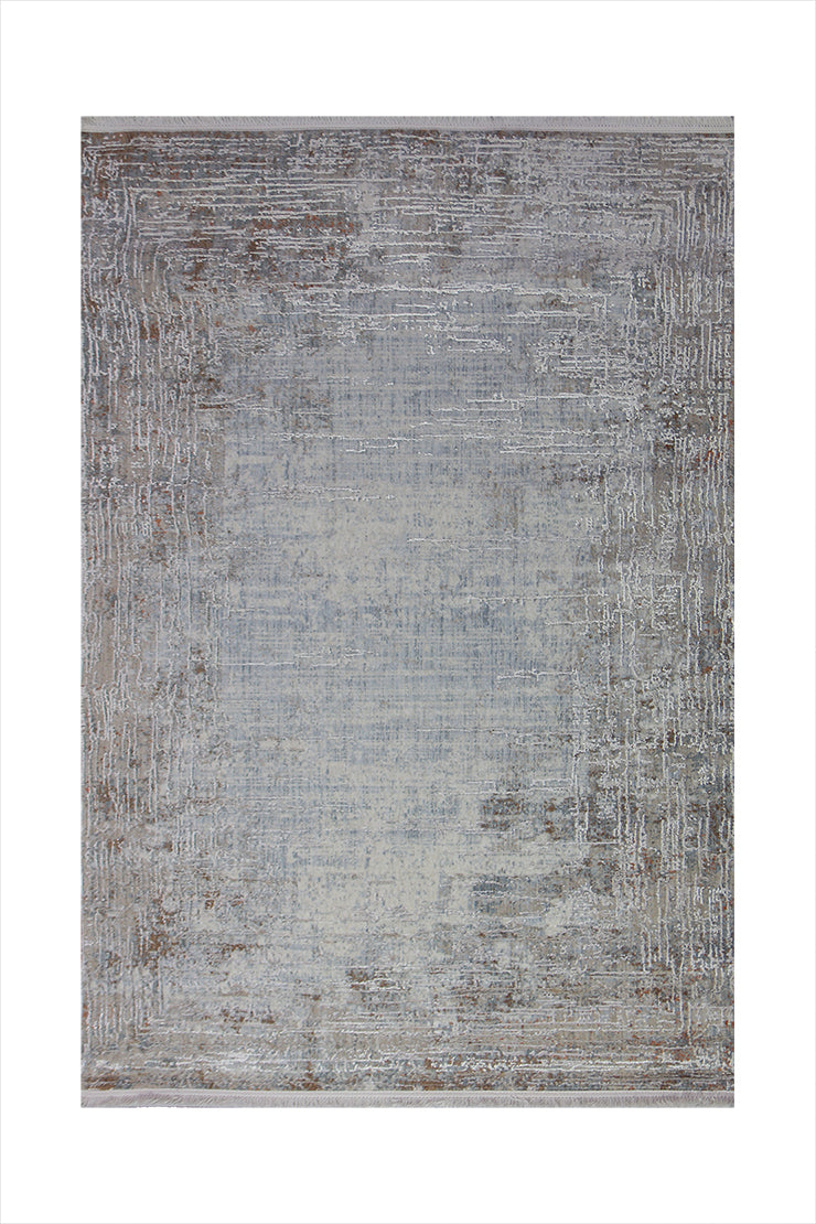 Turkish Modern Festival Viscos Rug - 3.9 x 5.9 FT - Sleek And Minimalist For Chic Interiors