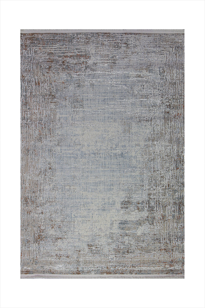 Turkish Modern Festival Viscos Rug - 3.9 x 5.9 FT - Sleek And Minimalist For Chic Interiors