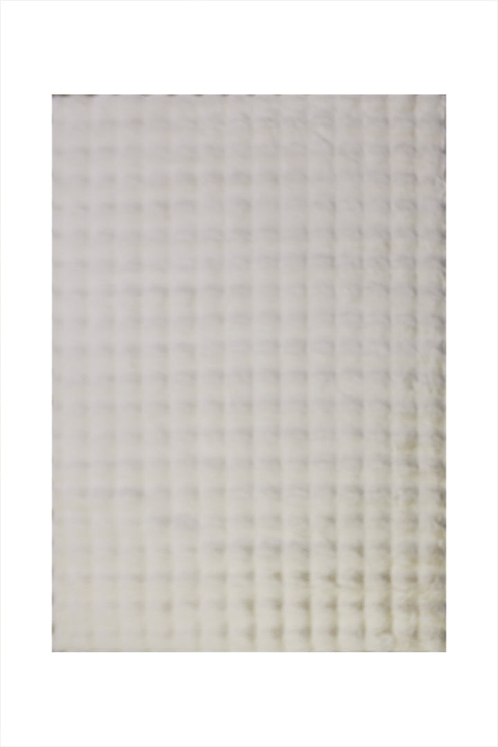 Turkish SNOW Rug - 3.9 x 5.6 FT - Fluffy and Durable Floor Rug