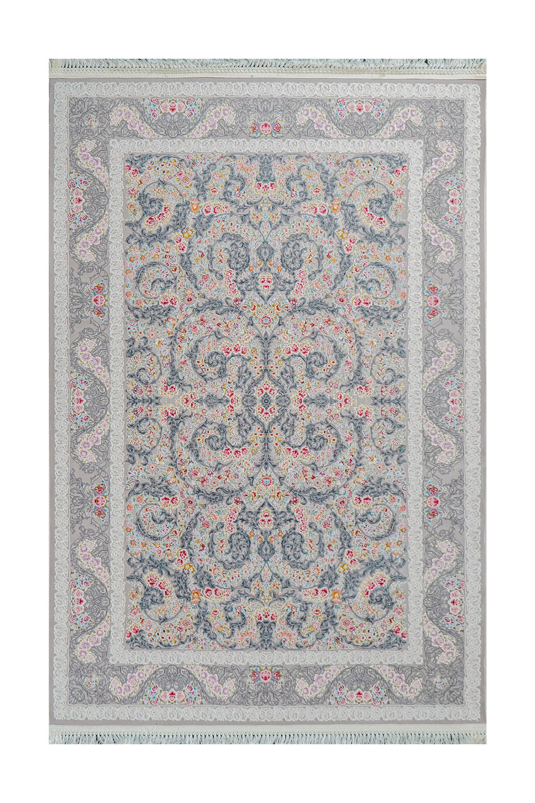 Premium Authentic Persian Rug 1200 Reeds - Gray
