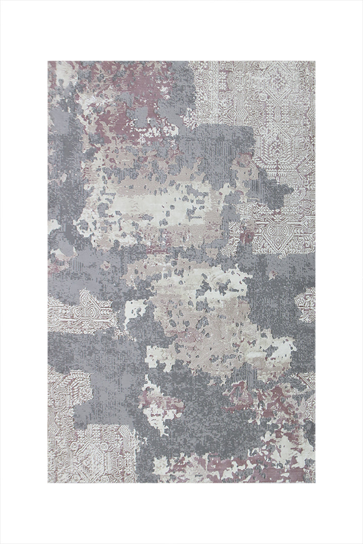 Turkish Modern Festival - 3.9 x 5.9 FT - Gray - Superior Comfort, Modern Style Accent Rugs