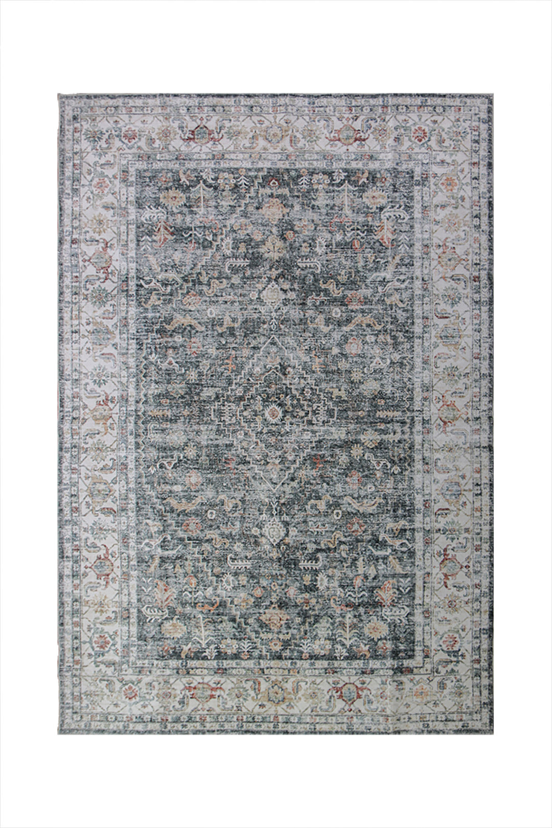 Printed Floor Rug - 4.9 x 7 FT