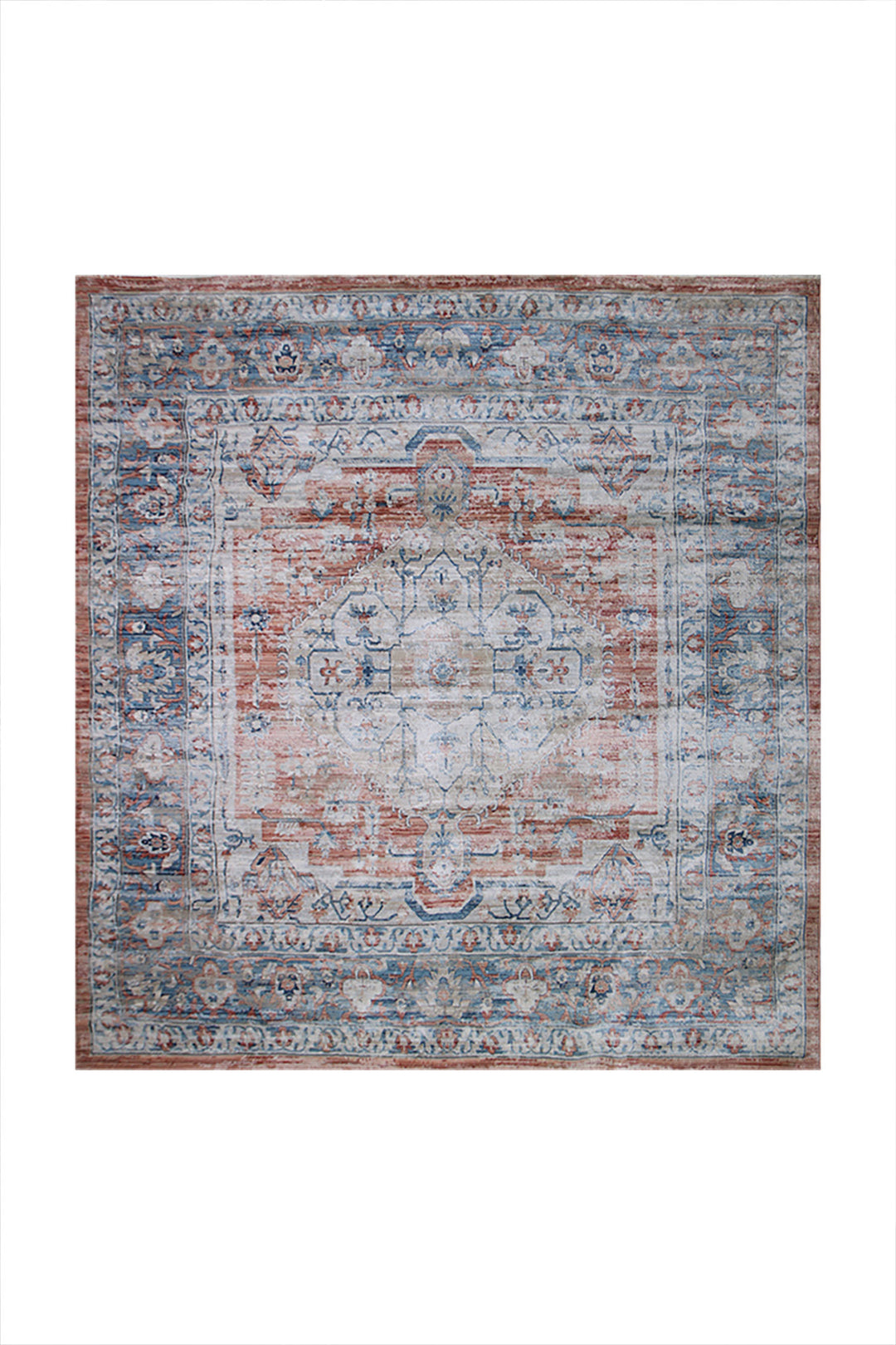 Turkish Modern Festival WD Rug - 7.9 x 7.9 FT - Brown - Luxurious Woven Masterpiece 50% Off!