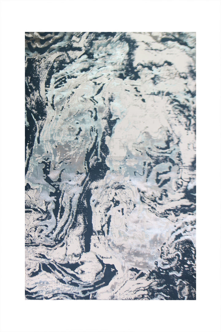 Turkish Modern <strong> Vk-Oasis</strong> Rug - Beige Blue