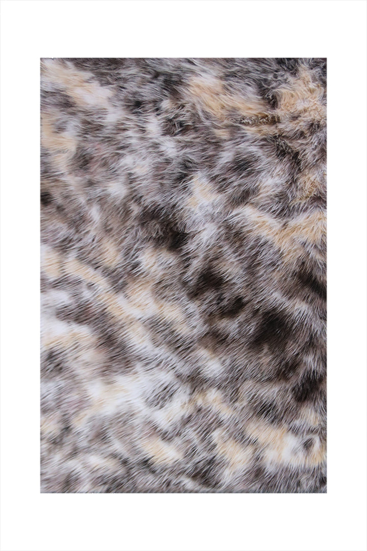 Soft Shaggy Moods Rug for Living Room-4.9 x 7.2 ft-Thick Plush Modern Area Carpet