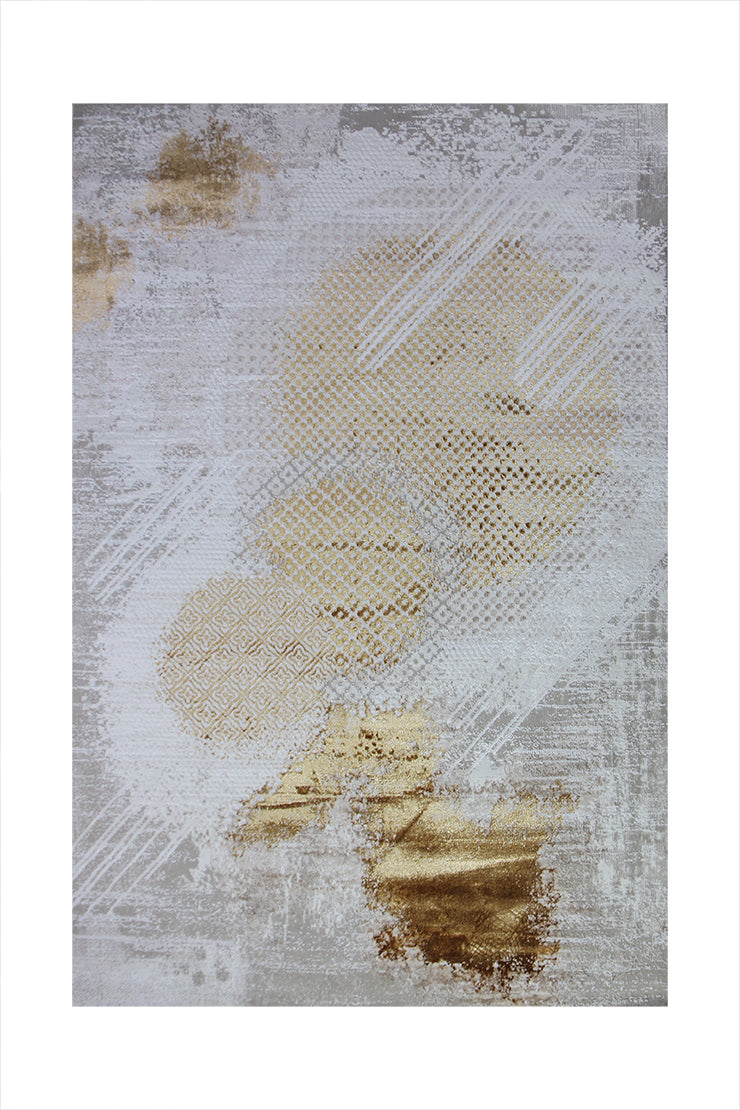 Turkish Modern Expression Rug - 4.9 x 7.4 FT - Superior Comfort, Modern Style Accent Rugs
