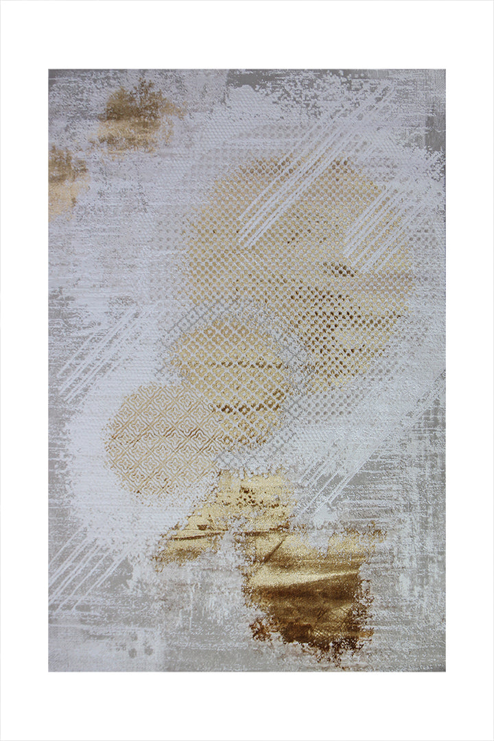 Turkish Modern Expression Rug - 4.9 x 7.4 FT - Superior Comfort, Modern Style Accent Rugs