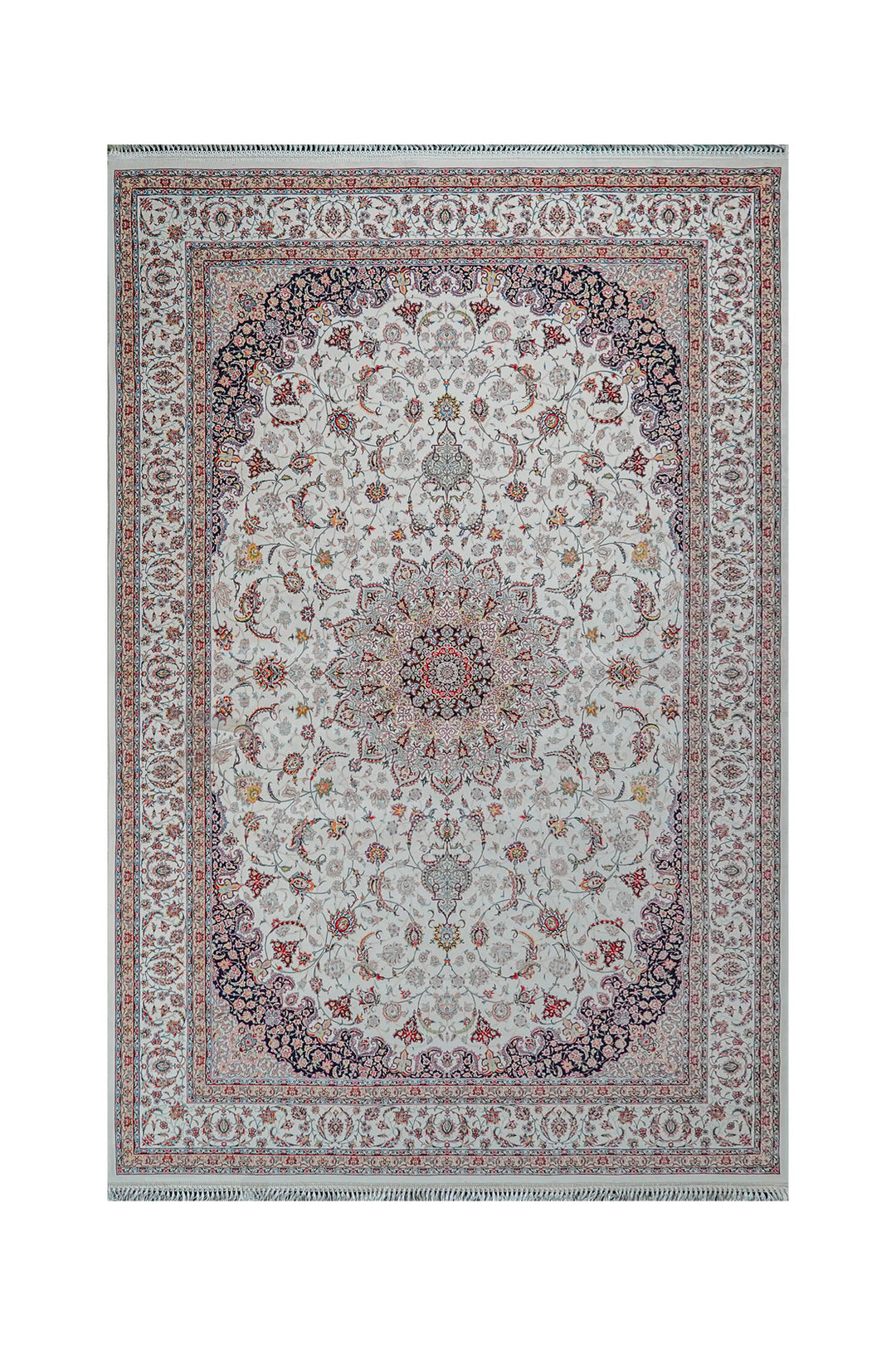 Premium Authentic Persian Rug 1200 Reeds - Cream
