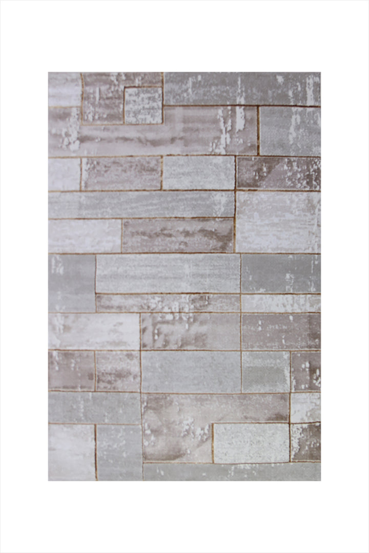 Turkish Modern Expression Rug - 4.1 x 5.6 FT - Superior Comfort, Modern Style Accent Rugs