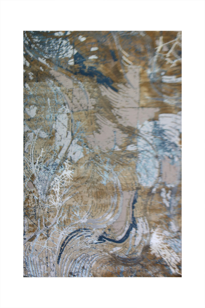 Turkish Modern <strong> Vk-Oasis</strong> Rug - Brown