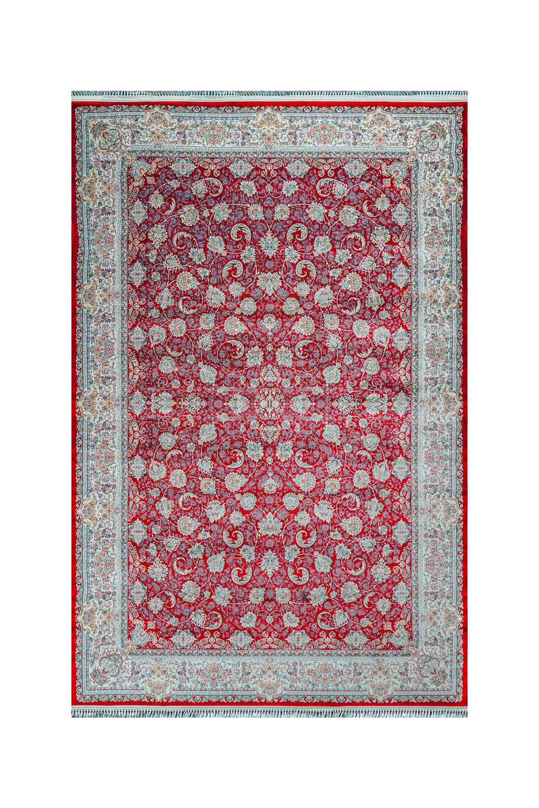 Premium Authentic Persian Rug 1200 Reeds - Red