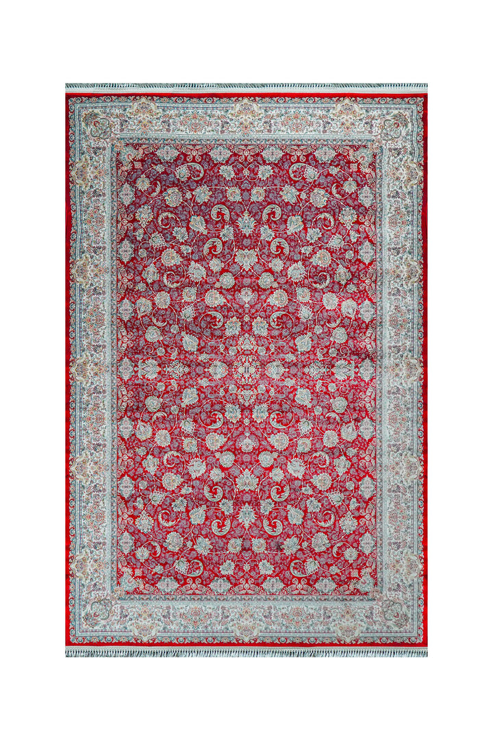 Premium Authentic Persian Rug 1200 Reeds - Red