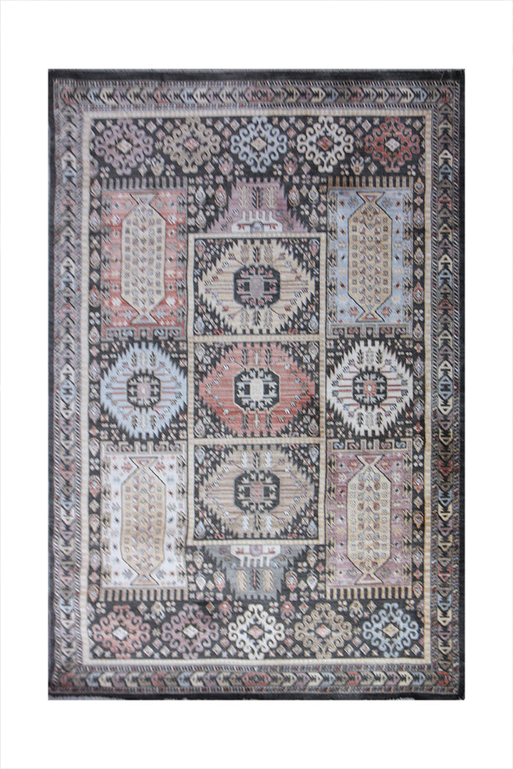 Premium Quality Turkish Antia Rug - 4.9 x 7.9 FT - Resilient Construction for Long-Lasting Use