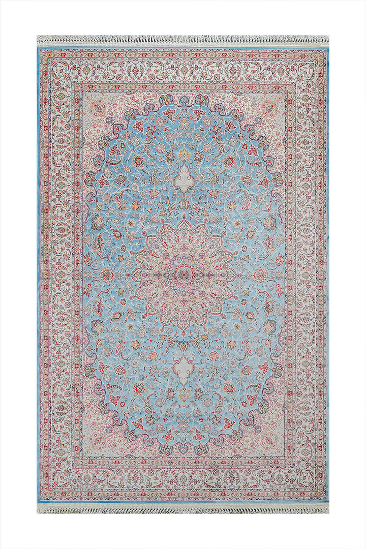 Premium Authentic Persian Rug 1200 Reeds - Blue