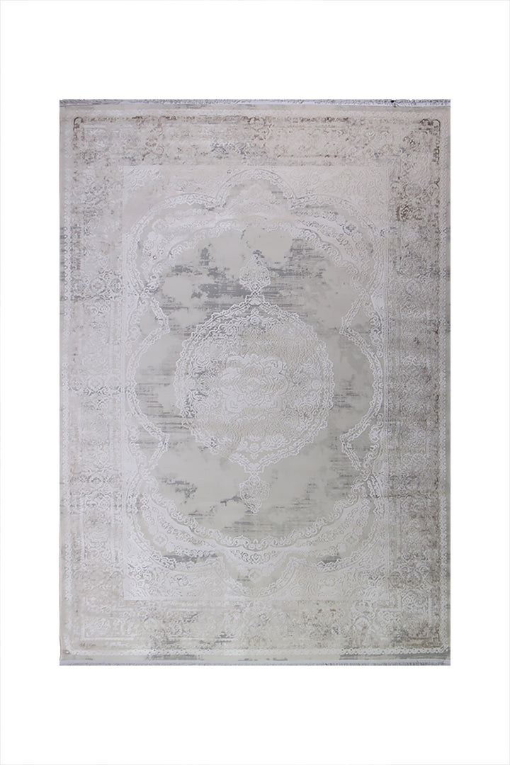 Turkish Premium Quality Sunrise Rug - 6.5 x 9.5 FT - Beige - Resilient Construction for Long-Lasting Use