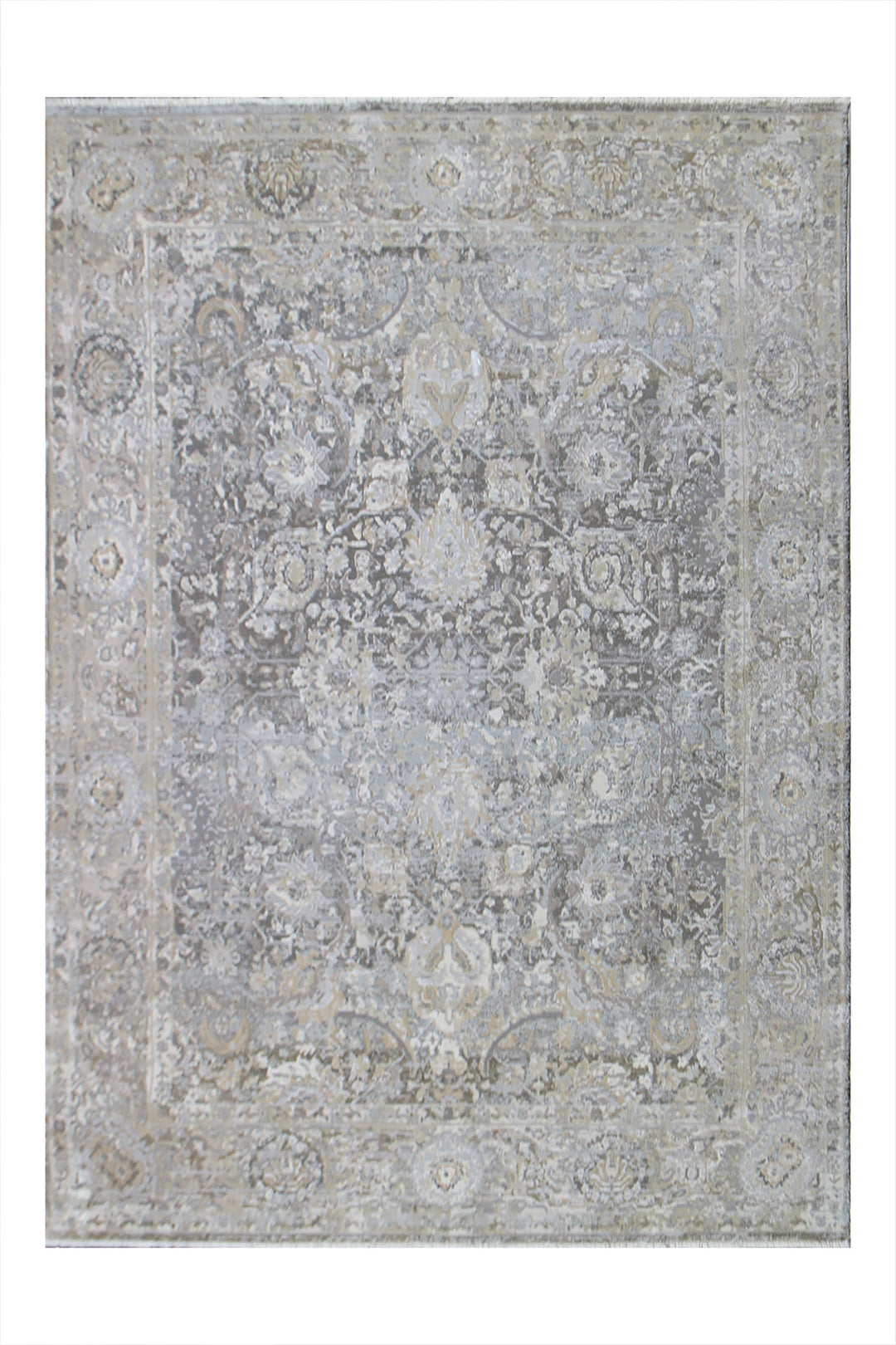 Turkish Modern Festival Viscose Rug - 4.9 x 7.5 FT  - Superior Comfort, Modern Style Accent Rugs