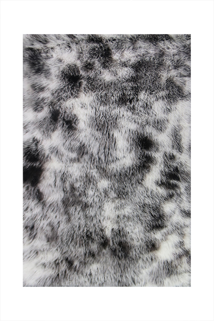 Soft Shaggy Moods Rug for Living Room-4.9 x 7.2 ft-Thick Plush Modern Area Carpet