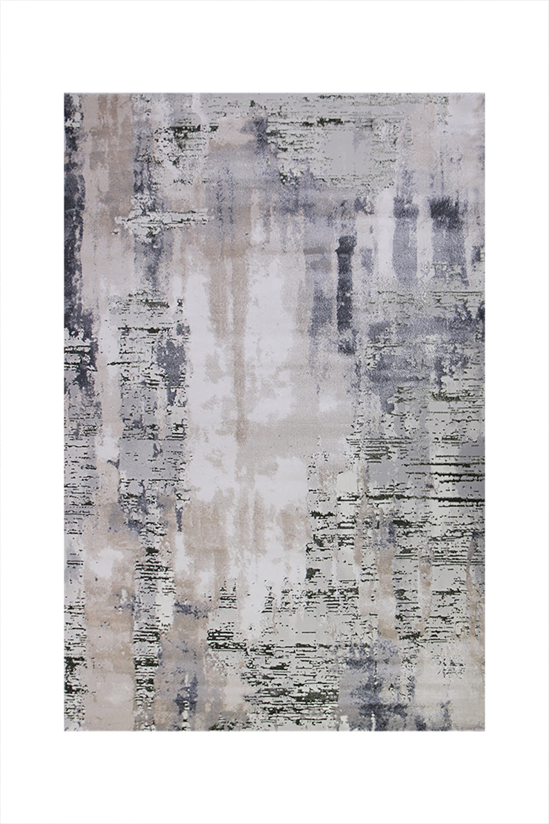 Turkish Modern Expression Rug - 4.9 x 7.4 FT - Superior Comfort, Modern Style Accent Rugs