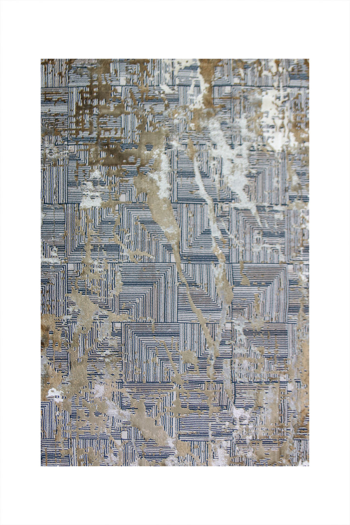 Turkish Modern <strong> Vk-Oasis</strong> Rug - Blue