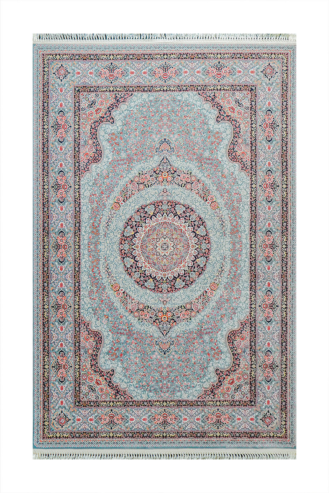 Premium Authentic Persian Rug 1200 Reeds - Gray