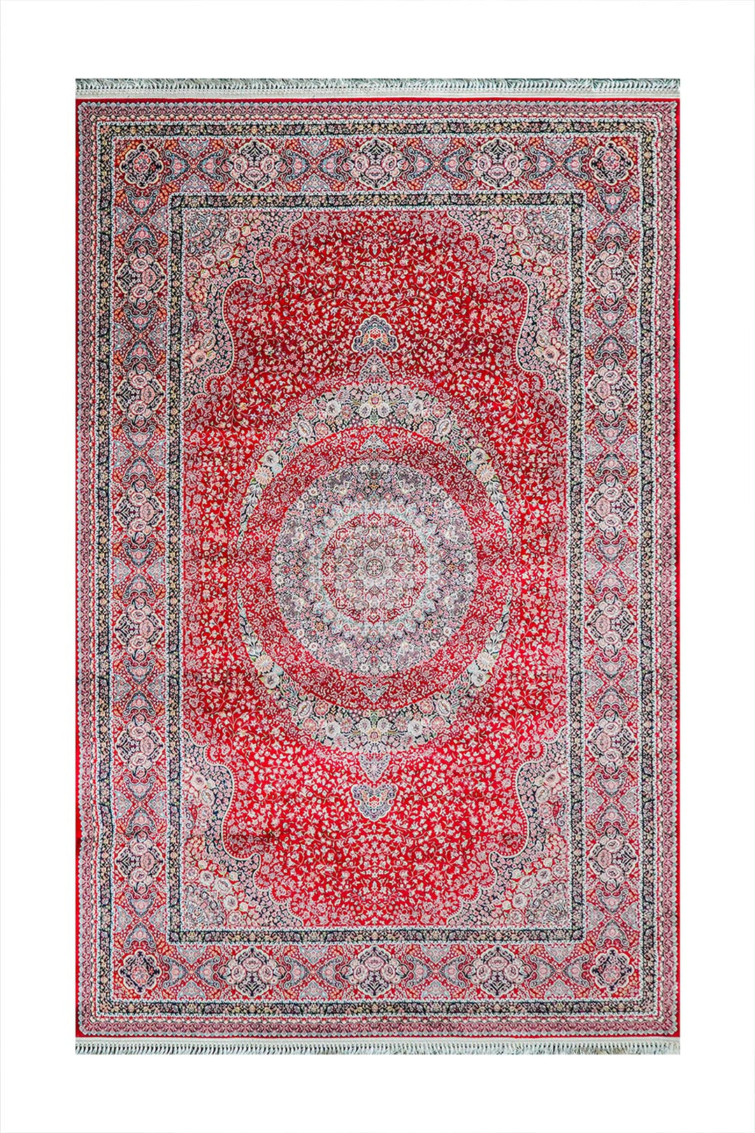 Premium Authentic Persian Rug 1200 Reeds - Red