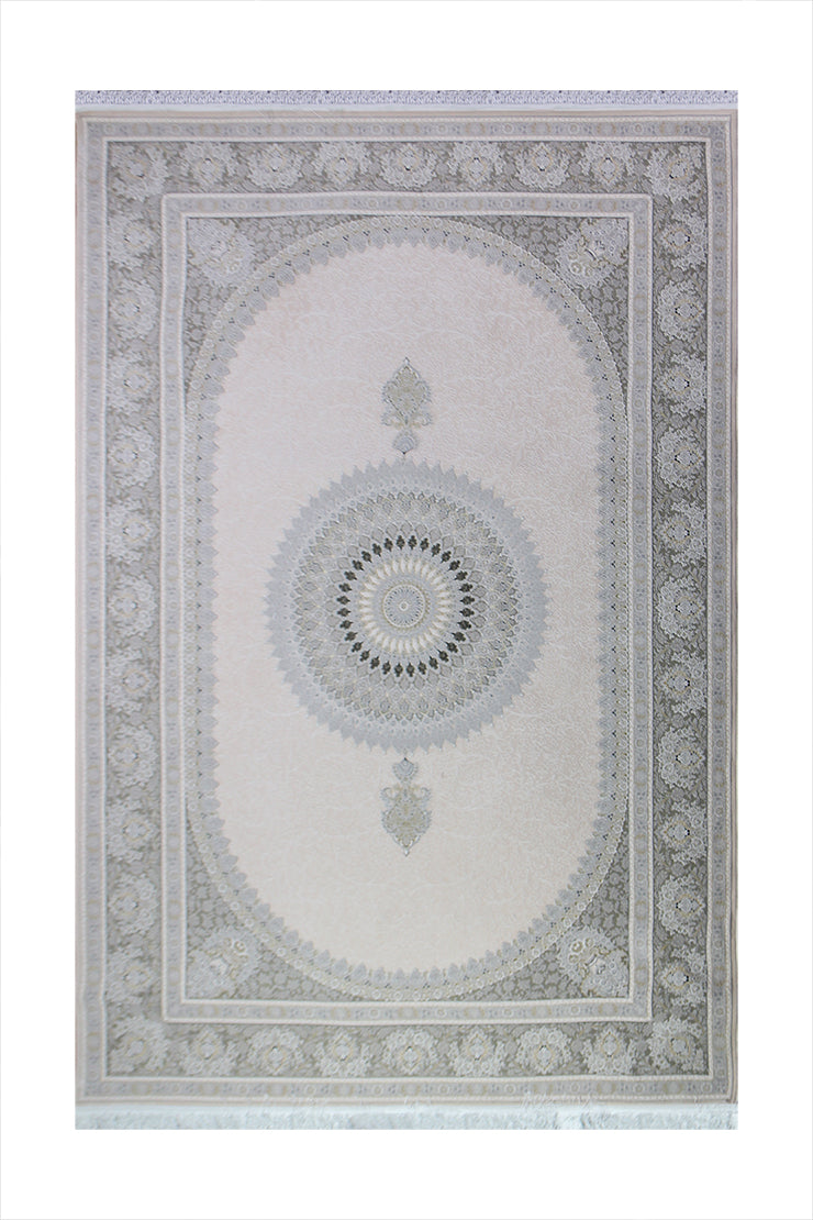 Premium Authentic Iranian Persian Rug 1200 Reeds - 6.6 x 9.8 FT - Elegant Luxury Carpet