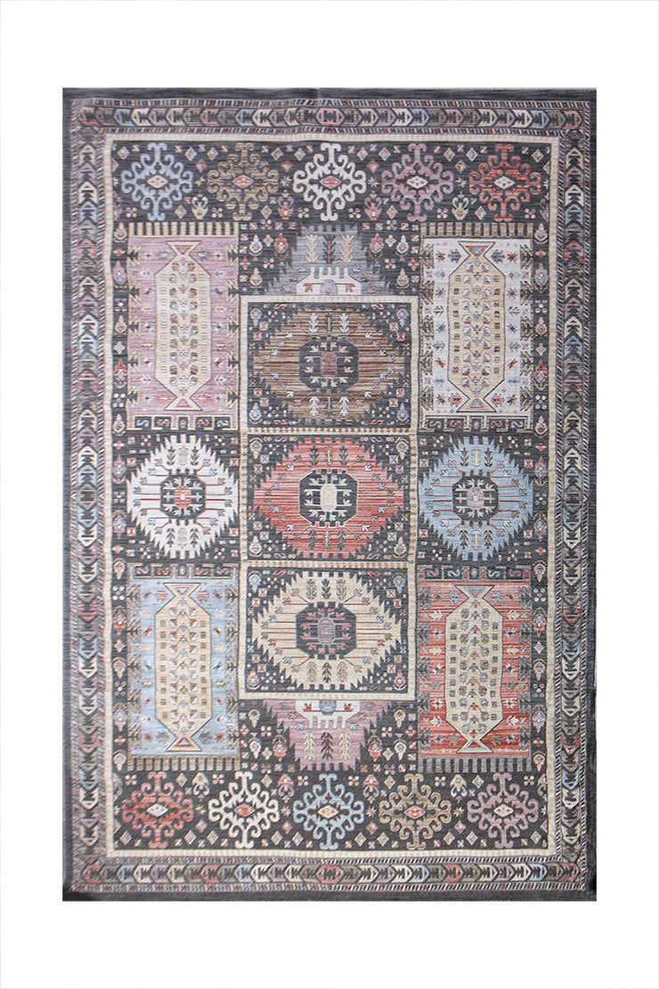 Premium Quality Turkish Antia Rug - 6.6 x 9.8 FT - Resilient Construction for Long-Lasting Use