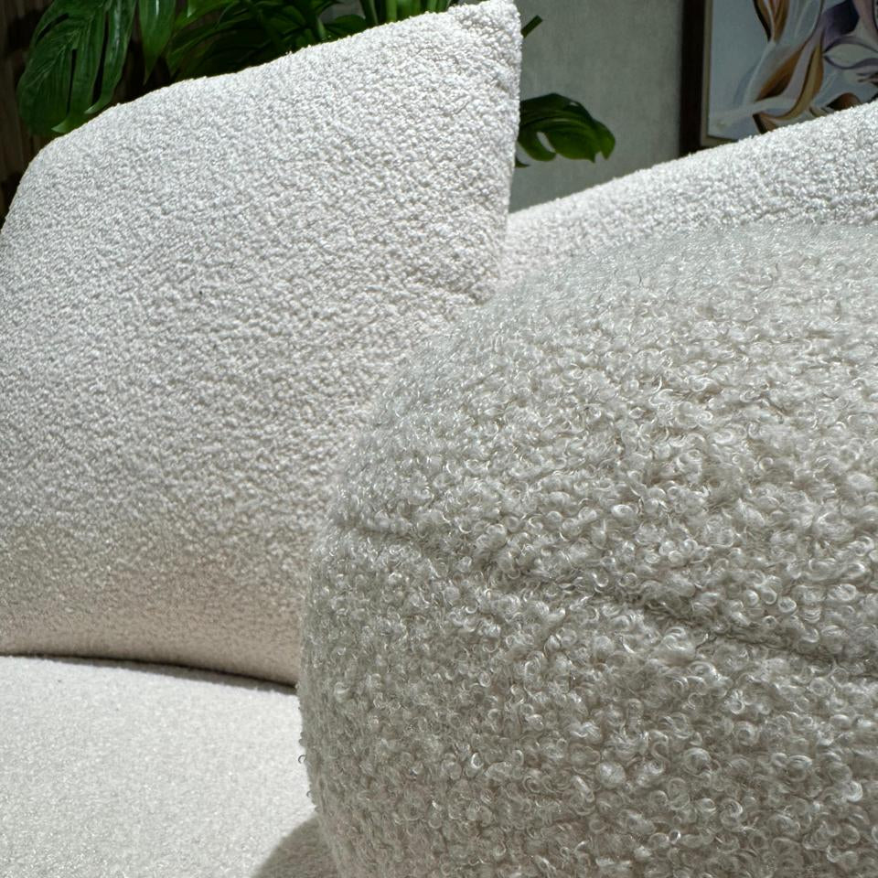 Modern Cloud Couch with Soft Boucle Upholstered, 7 Seaters Comfy Couch for Living Room Home Office