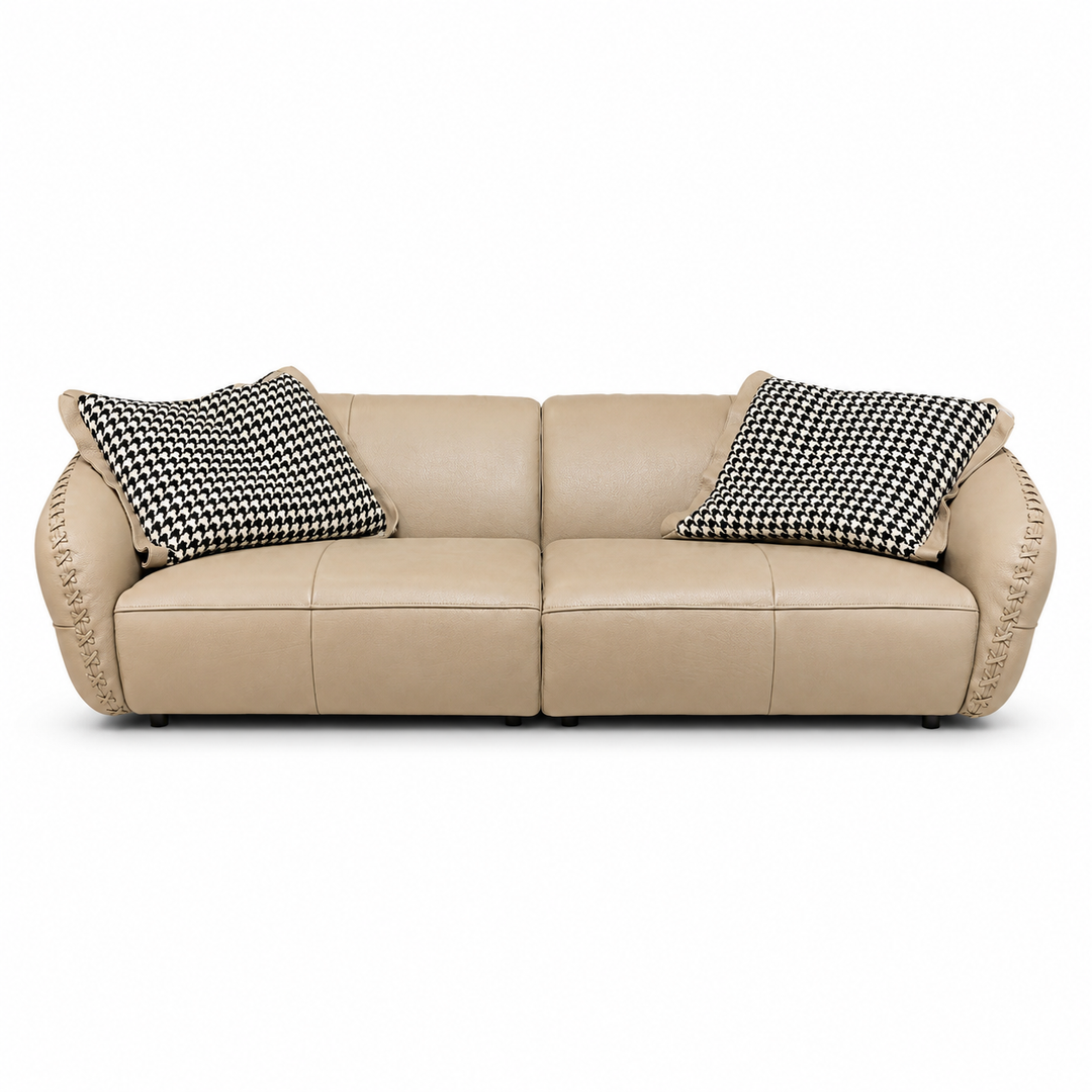 4-S full LEATHER Sofa