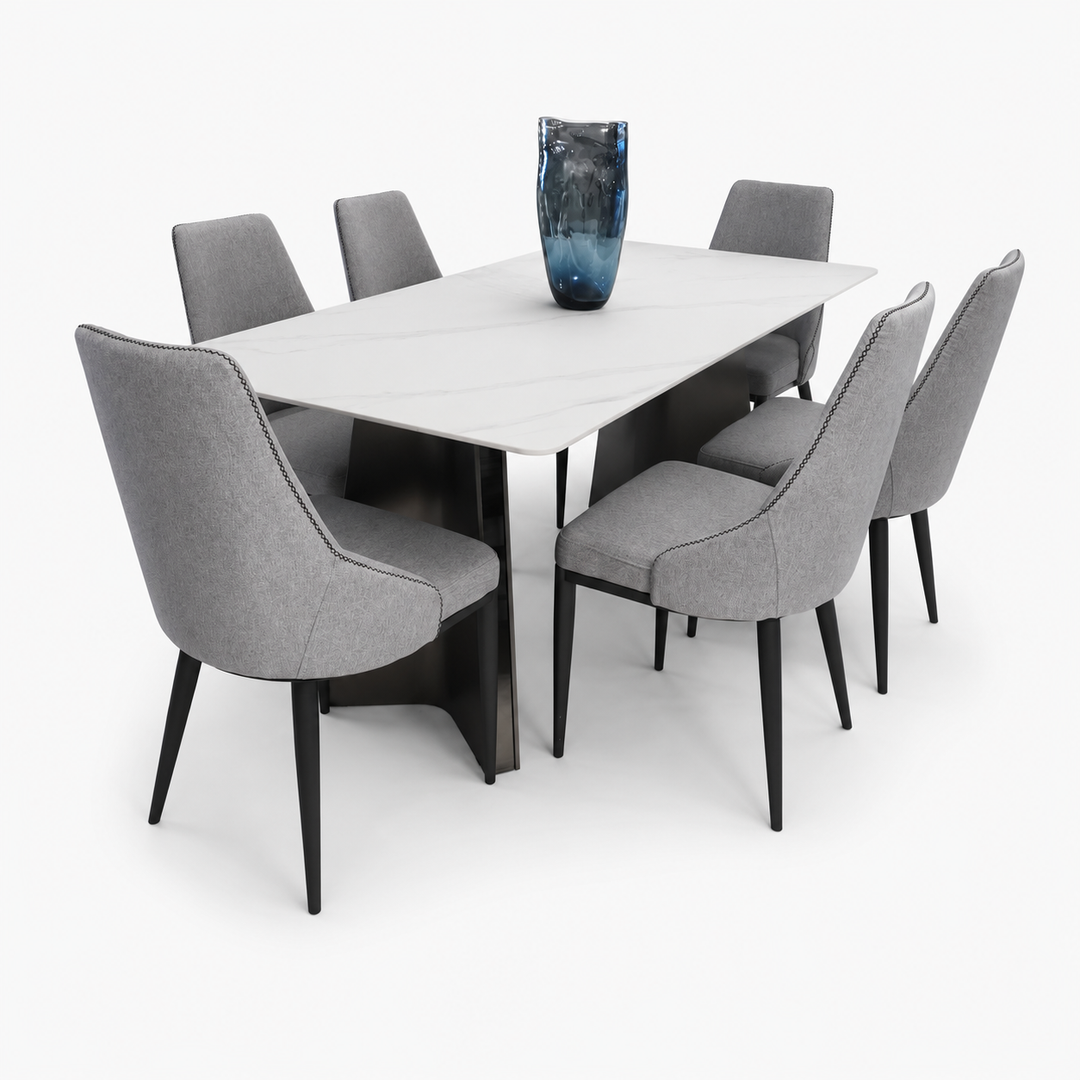 Matte White Dining
