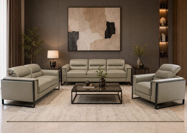 Imported Leather Sofa