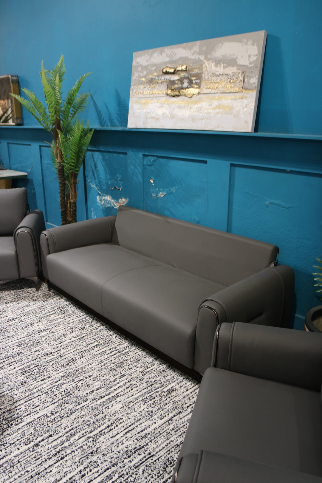 Imported Lather Sofa