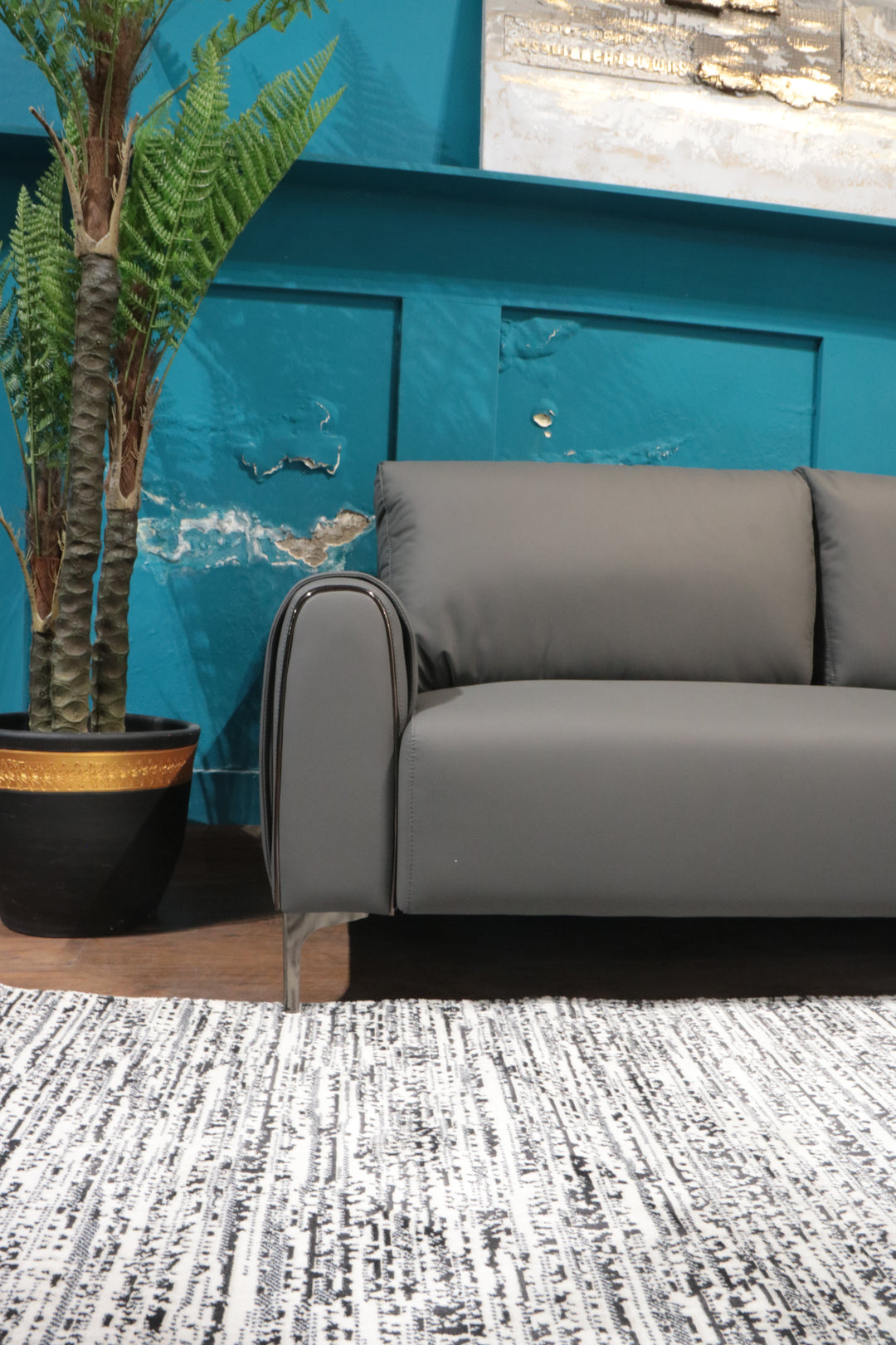 Imported Lather Sofa