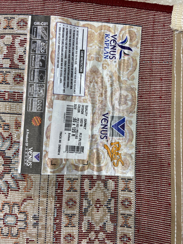 Garnet Prayer Mat- Red-Soft, Durable, and Easy to Clean