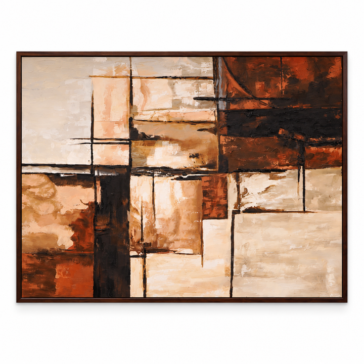 Hand Painted Textured, Acrylic Painting