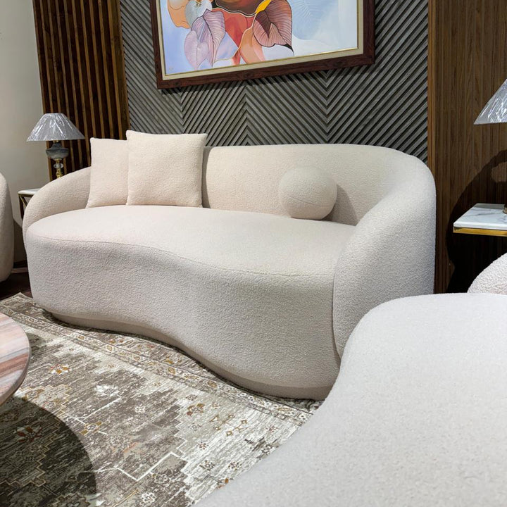 Modern Cloud Couch with Soft Boucle Upholstered, 7 Seaters Comfy Couch for Living Room Home Office