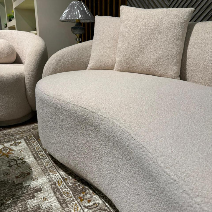 Modern Cloud Couch with Soft Boucle Upholstered, 7 Seaters Comfy Couch for Living Room Home Office