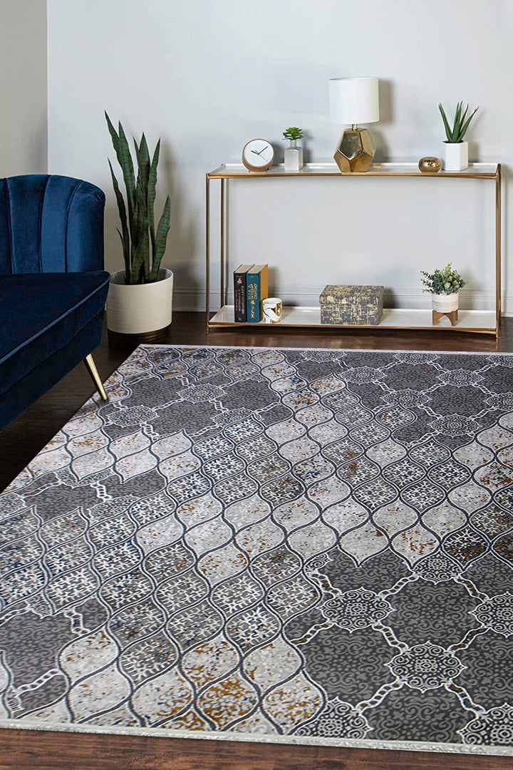 Turkish Modern Festival WD Rug - 6.6 x 9.5 FT - Luxurious Woven Masterpiece 50% Off!