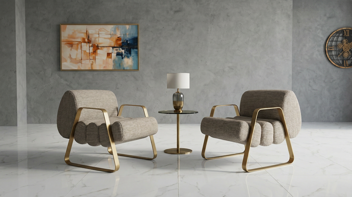 Soft Curves Accent Chair