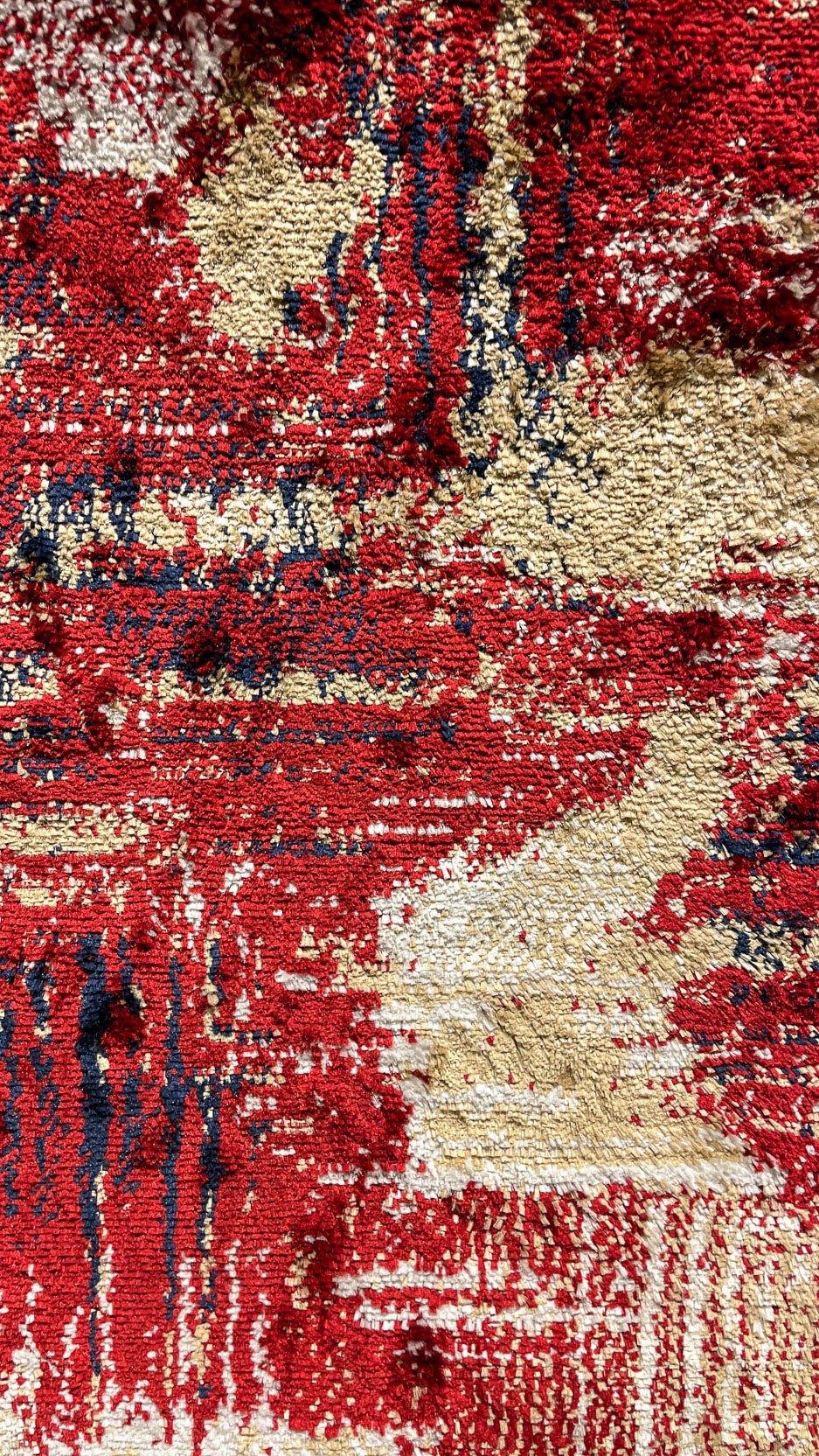 Alpine- 13-Foot Wide Wall-to-Wall Carpet, Red - V Surfaces