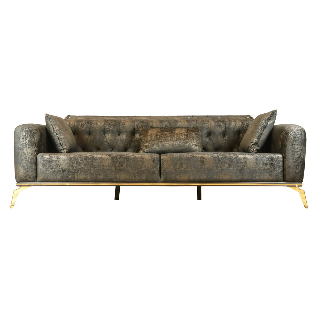 ANKA SOFA 3 SEATER MALDIVE BLACK - V Surfaces