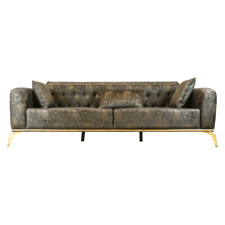 ANKA SOFA 3 SEATER MALDIVE BLACK - V Surfaces