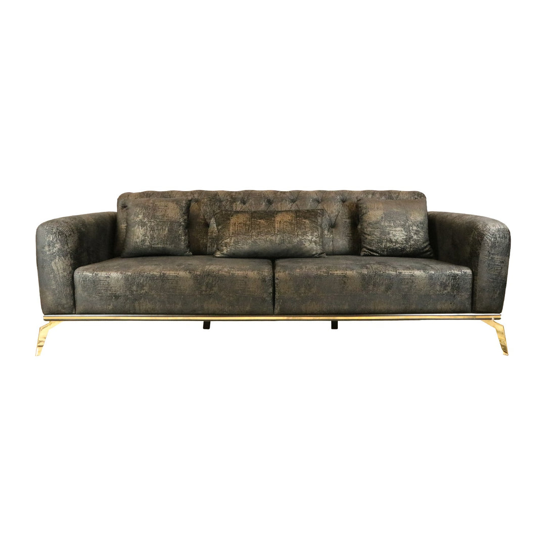 ANKA SOFA 3 SEATER MALDIVE BLACK - V Surfaces