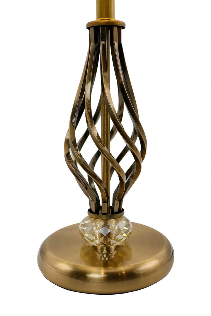 Brass Table Lamp With White Drum - V Surfaces