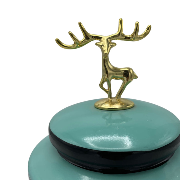 Ceramic Jar Deer Top S - V Surfaces